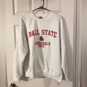 men’s ball state crewneck size large NEW